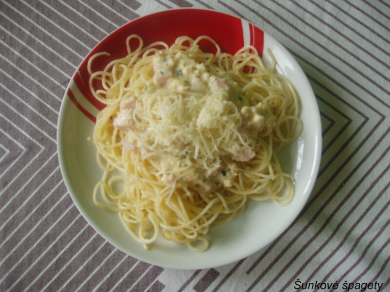 Šunkové špagety